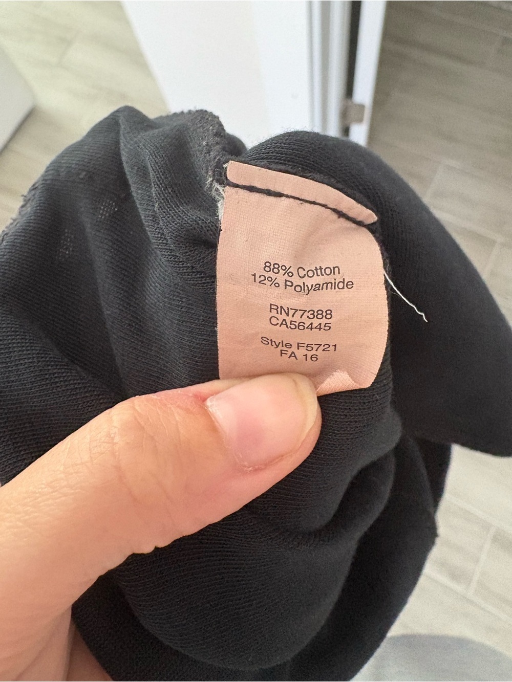 Madewell Black Pull On Wide Leg Pants - Picture 5 of 5